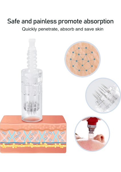 20 Adet-5d Nano 20 Adet Dr Kalem Ultima M5/M7/N2/E30 Iğne Kartuşları Değiştirilebilir Derma Damgası 140 Tek Kullanımlık Mikro Iğne Iğneleri Cilt Bakım Aracı (Yurt Dışından) modelleri