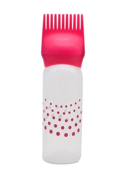 Kırmızı Taşınabilir 120 ml Saç Boyası Aplikatör Şişesi Yeniden Kullanılabilir Yıkanabilir Dolum Fırçası Dağıtıcı Kuaförlük Aksesuarları Siyah (Yurt Dışından)