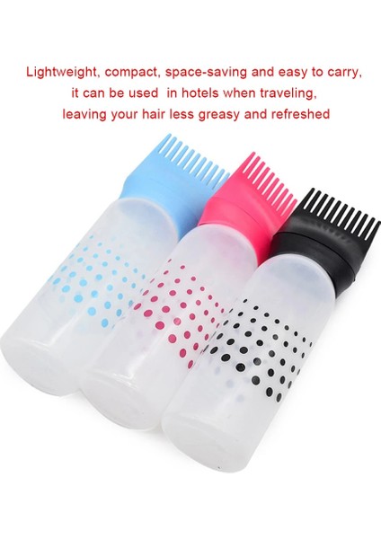 Kırmızı Taşınabilir 120 ml Saç Boyası Aplikatör Şişesi Yeniden Kullanılabilir Yıkanabilir Dolum Fırçası Dağıtıcı Kuaförlük Aksesuarları Siyah (Yurt Dışından) modelleri