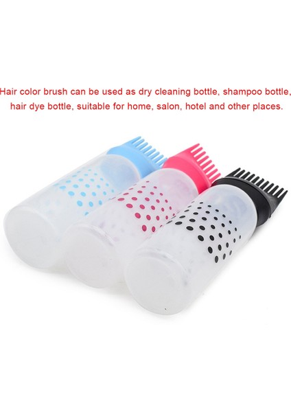 Kırmızı Taşınabilir 120 ml Saç Boyası Aplikatör Şişesi Yeniden Kullanılabilir Yıkanabilir Dolum Fırçası Dağıtıcı Kuaförlük Aksesuarları Siyah (Yurt Dışından) indirimleri