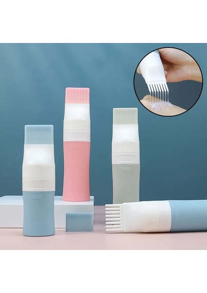Gri 60 ml Saç Boyası Aplikatör Şişeleri Plastik Boyama Şampuan Şişesi Yağ Tarak Fırça Şekillendirici Aracı Saç Boyama Saç Araçları 38/60/80 ml (Yurt Dışından) indirimleri