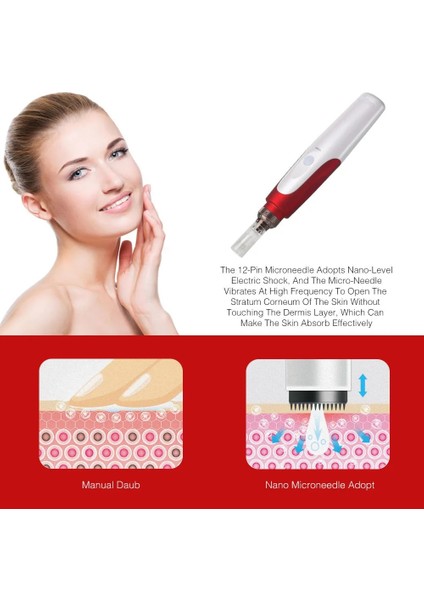 10 Adet F7 Eldıven N2 Cilt Gençleştirme Kalemi Profesyonel Mikro Iğneleme Tedavisi Iğne Kartuşu Sürükle Nano Cilt Bakım Cihazı (Yurt Dışından) fiyatları