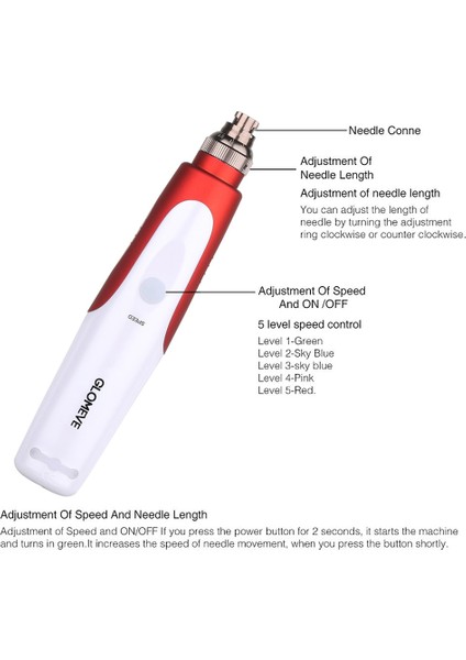 10 Adet F7 Eldıven N2 Cilt Gençleştirme Kalemi Profesyonel Mikro Iğneleme Tedavisi Iğne Kartuşu Sürükle Nano Cilt Bakım Cihazı (Yurt Dışından) fırsatları