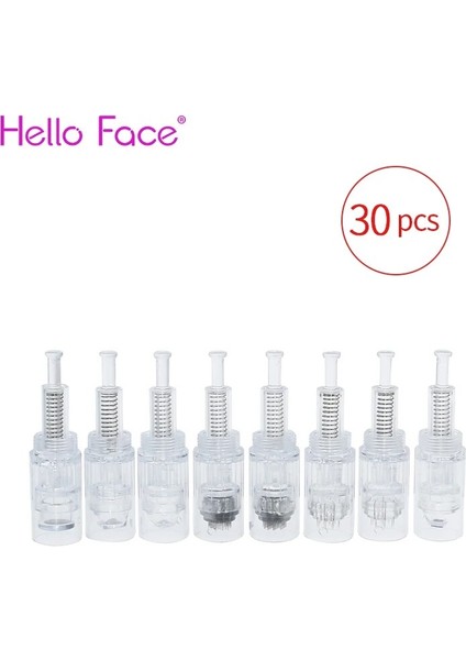 30 Adet 5d Nano 30 Adet Vida Kartuşları Mikro Iğneleme Kalemi Iğne Dövme Ucu Elektrikli Derma Kalemi Için Tek Kullanımlık Microblading Kartuşu (Yurt Dışından)