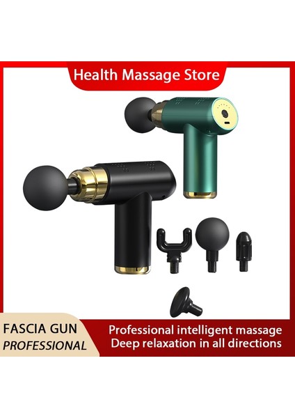 Siyah LCD Elektronik Masaj Tabancası Vücut Masaj Tabancası Derin Doku Kas Elektrikli Masaj Vücut Omurga Gevşeme Ağrısı Bel Sırt Masajı (Yurt Dışından) fiyatları