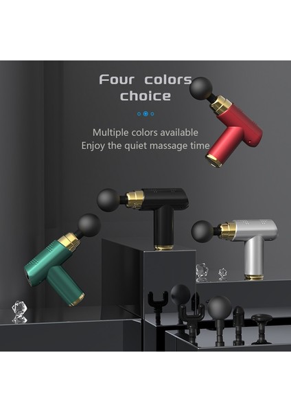 Siyah LCD Elektronik Masaj Tabancası Vücut Masaj Tabancası Derin Doku Kas Elektrikli Masaj Vücut Omurga Gevşeme Ağrısı Bel Sırt Masajı (Yurt Dışından) modelleri