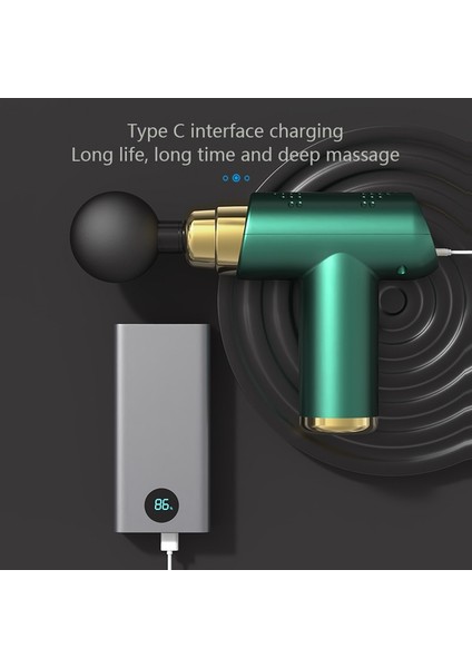 Siyah LCD Elektronik Masaj Tabancası Vücut Masaj Tabancası Derin Doku Kas Elektrikli Masaj Vücut Omurga Gevşeme Ağrısı Bel Sırt Masajı (Yurt Dışından) fırsatları