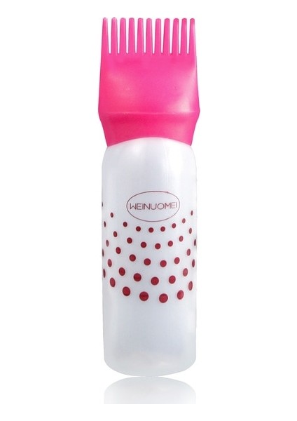 Gül Kırmızı 120 ml Salon Boş Saç Boyası Şişesi Aplikatör Fırça Dağıtım Saç Boyama Boyama Şişeleri Kuaförlük Şekillendirici Aracı (Yurt Dışından)