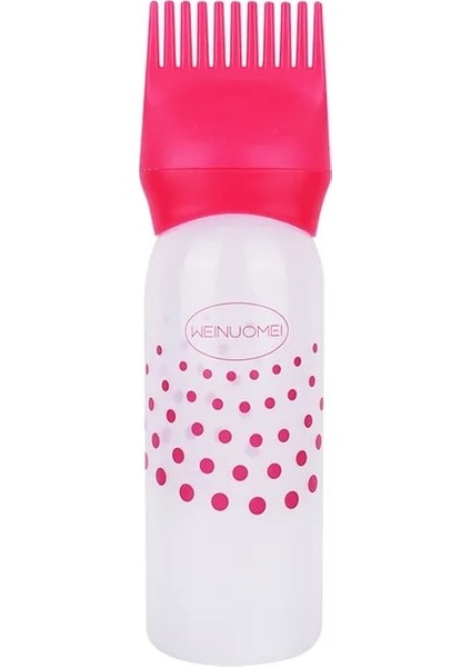 Kırmızı 1 Adet 150 ml Plastik Saç Boyası Dolum Şişeleri Aplikatör Dereceli Tarak Fırça Dağıtım Kiti Salon Saç Boyama Şekillendirici Araçları (Yurt Dışından)
