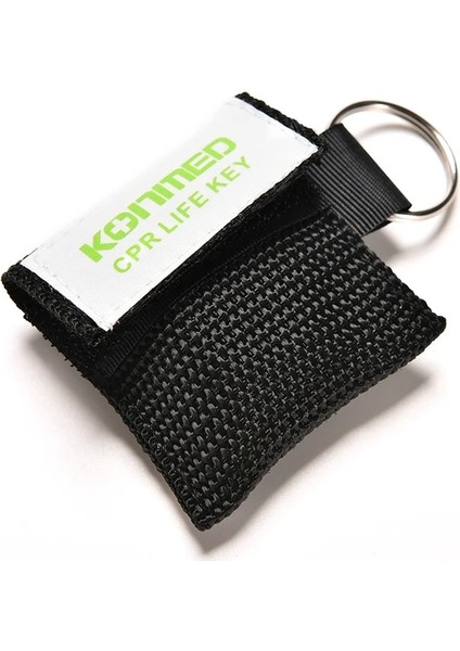 B-SH-BI-065-BK 1 Pc Cpr Maskesi Cpr Yüz Kalkanı Cpr Resüsitatör Tek Yönlü Anahtarlık Anahtarlık Kalp Şekli Ilk Yardım Kurtarma Kiti (Yurt Dışından)