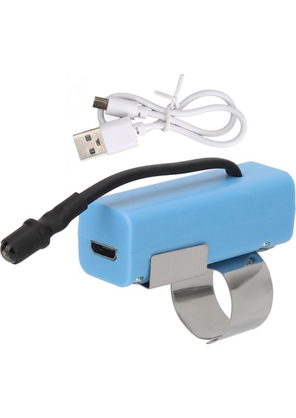 Gümüş Kulak Toplama Başparmak Lambası LED Başparmak Giyen Lamba Aydınlatma Açısı Ayarlanabilir USB Şarj Beyaz Işık Kulak Toplama Kulak Kazma Lambası (Yurt Dışından) fiyatları