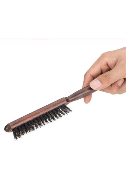 Siyah Domuzu Kıl Saç Bukleler Fırça Ahşap Yuvarlak Saç Şekillendirme Fırçası Saç Curling Pro 1 Parça Salon Saç Fırçası Tarak BB-909 (Yurt Dışından) indirimleri