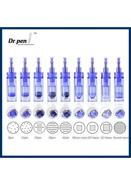 20 Adet-42 Pin 20 Adet Ultima Dr Kalem A1 Yedek Iğne Kartuşu Süngü 9 Pin 12 Pin 36 Iğne 42 Pin Nano Iğne Mikro Iğne Dövme Ipuçları (Yurt Dışından)