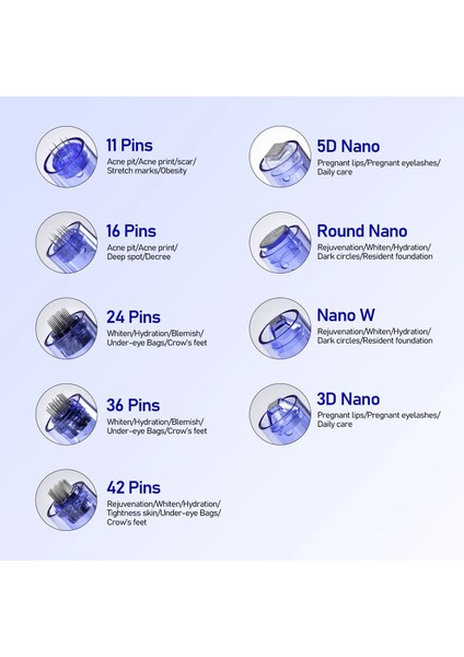 20 Adet-42 Pin 20 Adet Ultima Dr Kalem A1 Yedek Iğne Kartuşu Süngü 9 Pin 12 Pin 36 Iğne 42 Pin Nano Iğne Mikro Iğne Dövme Ipuçları (Yurt Dışından)