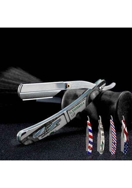 03 Yüksek Kaliteli Jilet Erkekler Klasik Berber Manuel Katlanır Sakal Jilet Baskı Paslanmaz Çelik Tıraş Bıçağı Epilasyon Aletleri ile (Yurt Dışından) fırsatları