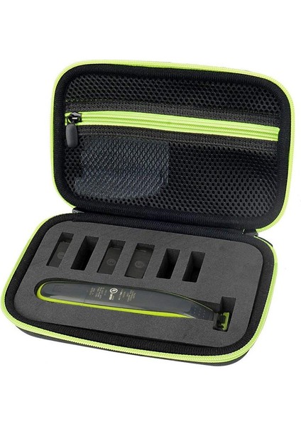 Yeşil Çanta 2022 Philips Için Uygun Tek Bıçaklı Siyah Jilet Saklama Çantası Hard Case Seyahat Çantası Koruyucu Çanta Tıraş Makinesi Jilet Tutucu Saklama Çantası (Yurt Dışından) fiyatları