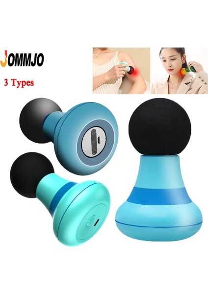 Tip 1 - Pembe Mini Elektrikli El Masajı, 6 Hız Titreşim Modlu, Akülü El ve Taşınabilir, Omuza Uygun, Boyun Sırt Masajı (Yurt Dışından)