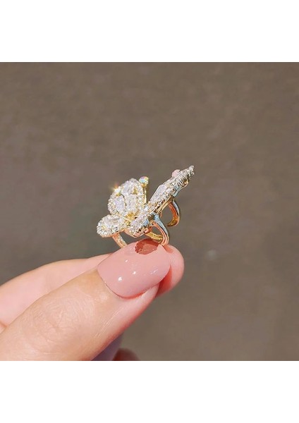 K-0825 Mini Köpüklü Kristal Tokalar Kadınlar Için Glitter Rhinestone Saç Klipler Kelebek Saç Pençeleri Patlama Saç Klipler Kore Aksesuarları (Yurt Dışından) fırsatları