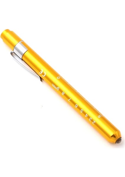 Altın Tıbbi Kalem LED El Feneri Alüminyum Cep Penlight Torch Otoskop Oftalmoskop Doktor Hemşire Için Kbb Acil Ilk Yardım Lambası (Yurt Dışından)
