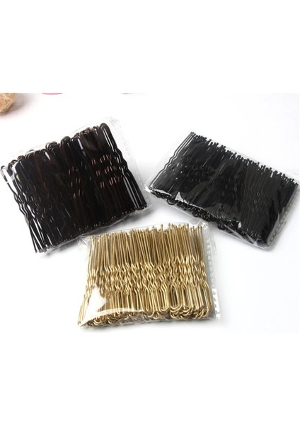 6 cm Altın 100 Adet 100 Adet/torba 5 Cm/6 cm U Şekilli Alaşım Tokalar Dalgalı Saç Klipler Basit Metal Saç Tokaları Tokalarım Gelin Saç Modeli Araçları Saç Tokaları (Yurt Dışından)