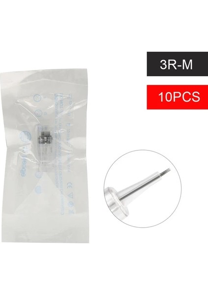 R3-M 10 Adet Dr Kalem Elektrikli Microneedling Oto Derma Terapi M7 Bb Glow Makyaj Cilt Bakımı Permanente Dövme Microblading Mezoterapi Araçları (Yurt Dışından)