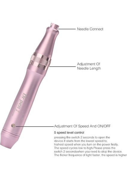 R3-M 10 Adet Dr Kalem Elektrikli Microneedling Oto Derma Terapi M7 Bb Glow Makyaj Cilt Bakımı Permanente Dövme Microblading Mezoterapi Araçları (Yurt Dışından)