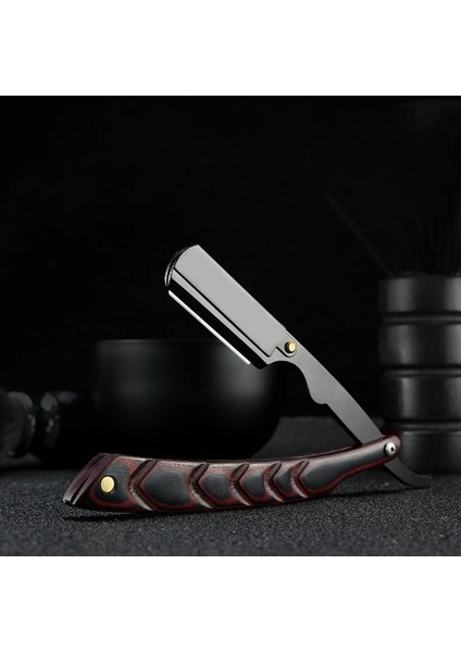 Gümüş H Ahşap Düzeltici Manuel Tıraş Makinesi Profesyonel Düz Kenar Paslanmaz Çelik Keskin Berber Jileti Katlanır Tıraş Bıçağı Tıraş Sakal Kesim (Yurt Dışından) modelleri