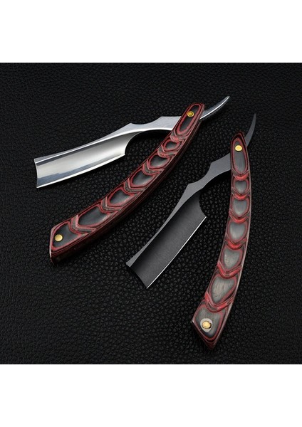 Gümüş H Ahşap Düzeltici Manuel Tıraş Makinesi Profesyonel Düz Kenar Paslanmaz Çelik Keskin Berber Jileti Katlanır Tıraş Bıçağı Tıraş Sakal Kesim (Yurt Dışından) indirimleri