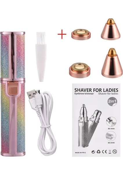 MT096 ve MT090T 2 In 1 Elektrikli Kaş Düzeltici Makyaj Ağrısız Göz Kaş Epilatör Mini Tıraş Makinesi Jilet Kadınlar Için Taşınabilir Yüz Vücut Saç Çıkarıcı (Yurt Dışından)