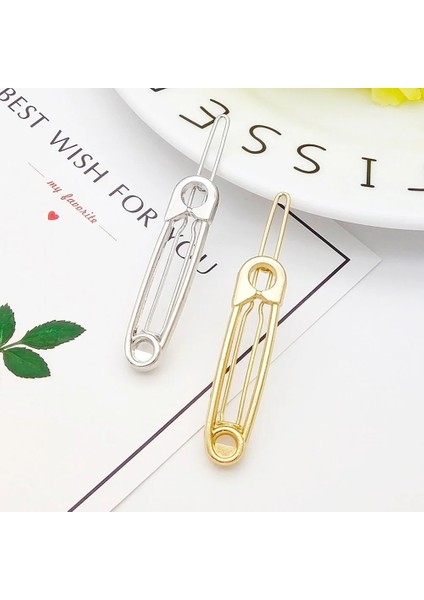 Gümüş Punk Pin Firkete Saç Tokası Moda Charm Hip Hop Harajuku Serin Geometrik Düzensiz Saç Aksesuarları Kadın Hediyeler Için Yeni Parti (Yurt Dışından) modelleri
