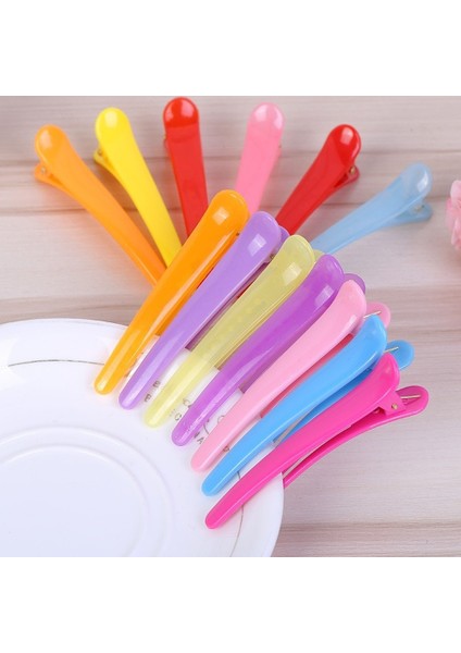 Düz Renk 10 Adet/takım Profesyonel Temel Saç Kavrama Klipleri Kuaförlük Kesit Kesme Saç Kelepçeleri Klip Plastik Salon Şekillendirici Saç Klipleri (Yurt Dışından)