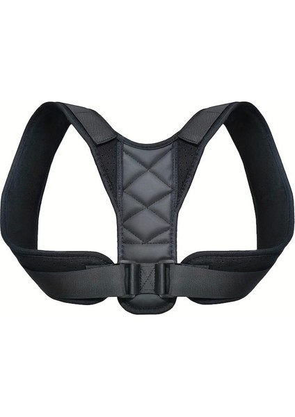 Siyah M 40-80 kg Için Geri Duruş Düzeltici Kemer Erkekler Kadınlar Için Ayarlanabilir Tıbbi Klavikula Omurga Omuz Bel Duruş Düzeltme (Yurt Dışından)