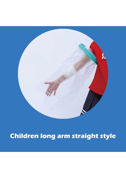 1 Adet Duş Kapağı Yetişkin Su Geçirmez Mühürlü Döküm Bandaj Koruyucu Yara Kırığı Bacak Ayak Kol Palm Banyo Koruyucu Halka Kol (Yurt Dışından)