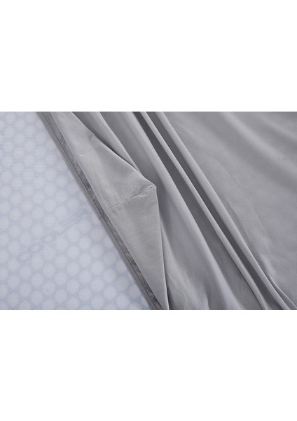 Colourful Fitted Çarşaf Tek King Size - Gri