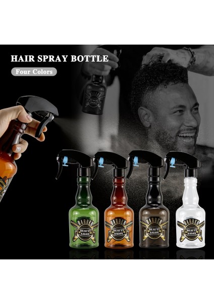 Yeşil 250 ml Kuaförlük Sprey Şişesi Salon Kuaför Saç Spreyi Şişesi Saç Şekillendirici Araçları Su Püskürtücü Güzellik Saç Bakım Spreyi Şişesi (Yurt Dışından)
