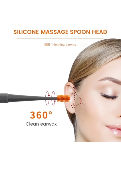 2 Adet-Sarı Silikon Kulak Bakım Seti Kulak Tıkacı Seti Kanal Temizleyici Kulak Kiri Kulak Temizleme Sopa Araçları Masaj Temizleme Balmumu Kulak Kiri Kulak Temizleyici Kaşık (Yurt Dışından) modelleri