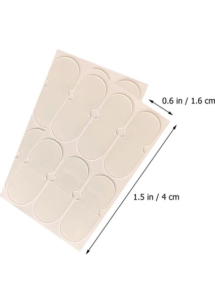 Beyaz 60 Adet Düzeltme Kulak Yama Bant Düzeltici De Ojeras Stereotip Çıkartmalar Sağduyulu Çıkıntılı Anında Kepçe Kulaklar (Yurt Dışından) indirimleri