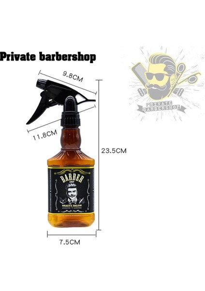 BROWN650ML 300ML Kuaför Ev Retro Sprey Şişe Kapasitesi Yüksek Basınçlı Yağmurlama Pot Saç Spreyi Nemlendirici Sprey Kuaförlük Aracı (Yurt Dışından) modelleri