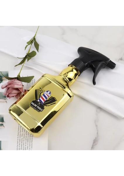 Altın 300 ml Sprey Şişesi Salon Saç Kesimi Ince Sis Boş Sulama Kabı Berber Doldurulabilir Şişeler Stilist Taşınabilir Kuaförlük Araçları (Yurt Dışından)