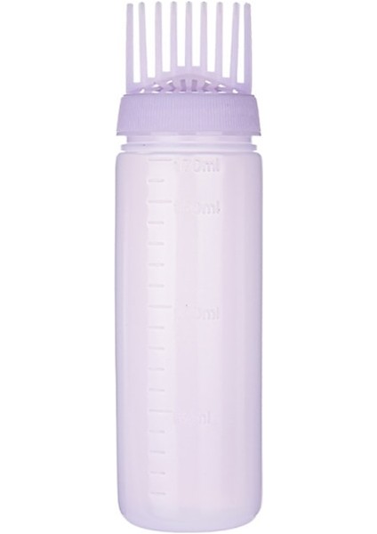 Mor Tto 180 ml Saç Boyası Doldurulabilir Şişe Aplikatör Tarak Çok Renkli Plastik Dağıtım Salon Yağı Saç Boyama Kuaförlük Şekillendirici (Yurt Dışından)