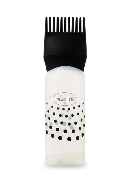 Siyah 120ML Salon Boş Saç Boyası Şişesi Aplikatör Fırça Dağıtım Saç Boyama Boyama Şişeleri Kuaförlük Şekillendirici Aracı (Yurt Dışından)