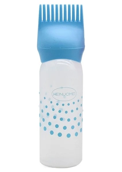 Siyah 120ML Salon Boş Saç Boyası Şişesi Aplikatör Fırça Dağıtım Saç Boyama Boyama Şişeleri Kuaförlük Şekillendirici Aracı (Yurt Dışından)