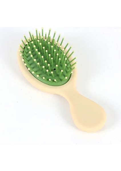 Sarı Yeşil Mini Kızlar Kuaförlük Tarak Kafa Derisi Masaj Saç Fırçası Kadın Islak Kıvırcık Detangle Saç Fırçası Salon Kuaförlük Şekillendirici Araçları (Yurt Dışından)