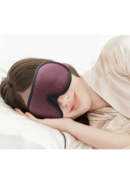 Gri 3D Uyku Maskesi Blok Out Işık Yumuşak Yastıklı Uyku Maskesi Yumuşak Doldurma Gözler Slaapmasker Göz Gölge Körü Körüne Uyku Yardımı Eyepatch (Yurt Dışından) indirimleri