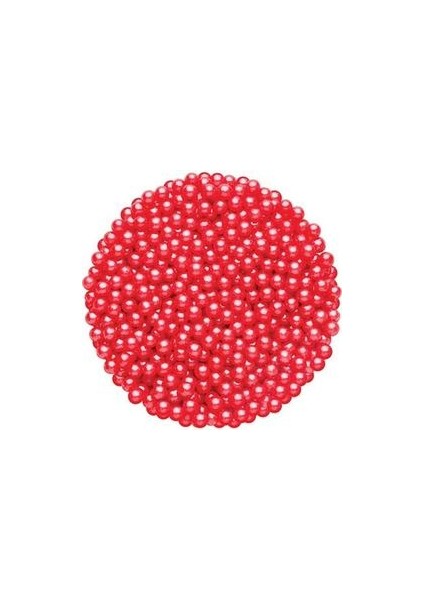 4 mm Boncuk 100 gr Kırmızı