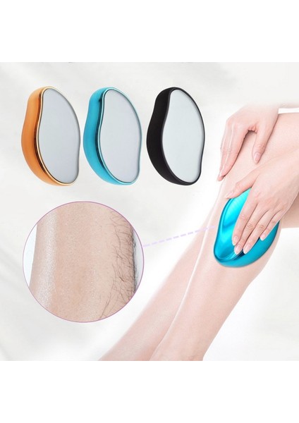 Parlak Yeşil Sıcak Kristal Fiziksel Epilasyon Silgi Cam Saç Çıkarıcı Ağrısız Epilatör Kolay Temizlik Yeniden Kullanılabilir Vücut Bakımı Epilasyon Araçları (Yurt Dışından) fırsatları