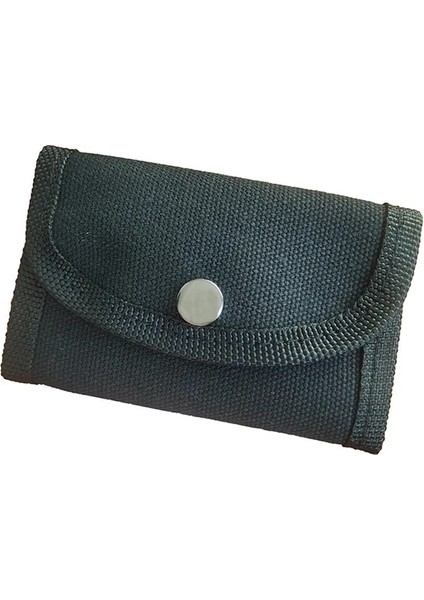 Siyah Pamuklu Dscosmetic Çift Kenarlı Tıraş Bıçağı Çantası Yeşil Renk Kanvas Seyahat Çantası Tıraş Bıçağı Çantası (Yurt Dışından)