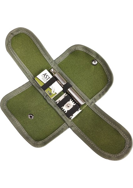 Siyah Pamuklu Dscosmetic Çift Kenarlı Tıraş Bıçağı Çantası Yeşil Renk Kanvas Seyahat Çantası Tıraş Bıçağı Çantası (Yurt Dışından) fiyatları