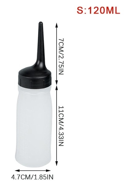 S 150/250ML Salon Saç Temizleme Şişeleri Şampuan Aplikatör Boş Şişe Kuru Yıkama Pot Temizleme Saç Bakımı Berber Aksesuarları Aracı (Yurt Dışından)