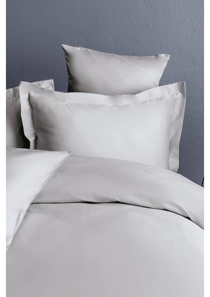 İssimo Home Simply Ice Grey Pamuk Saten Nevresim Takımı King